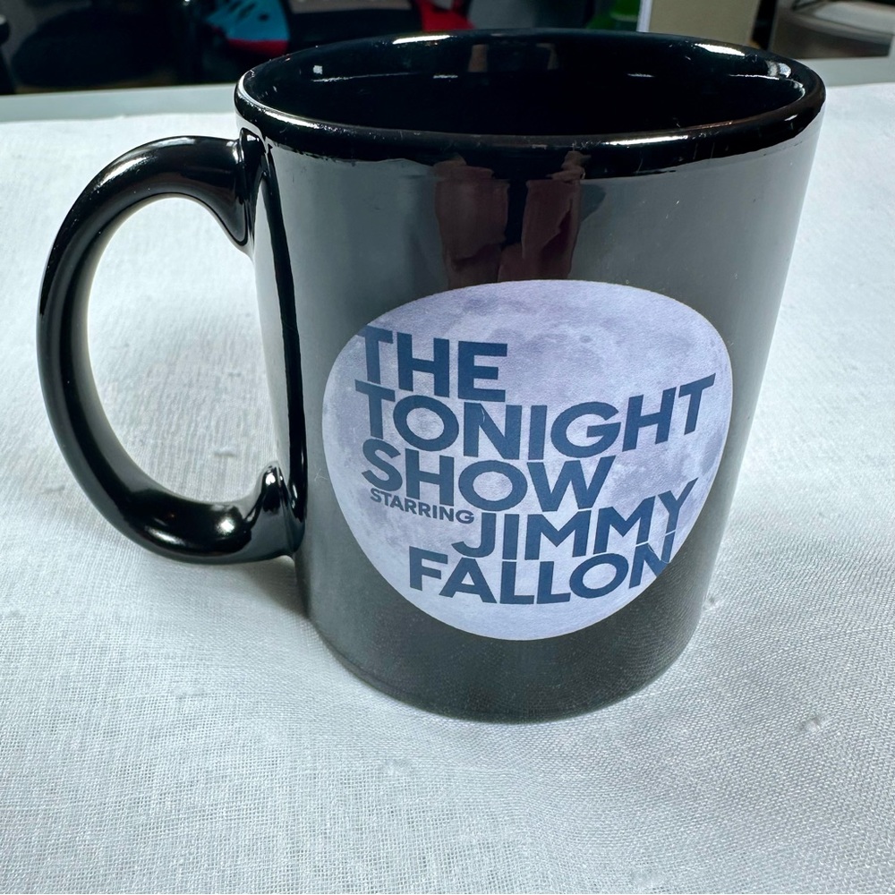 Jimmy Fallon The Tonight Show Coffee Cup 2014 NBC Inc.